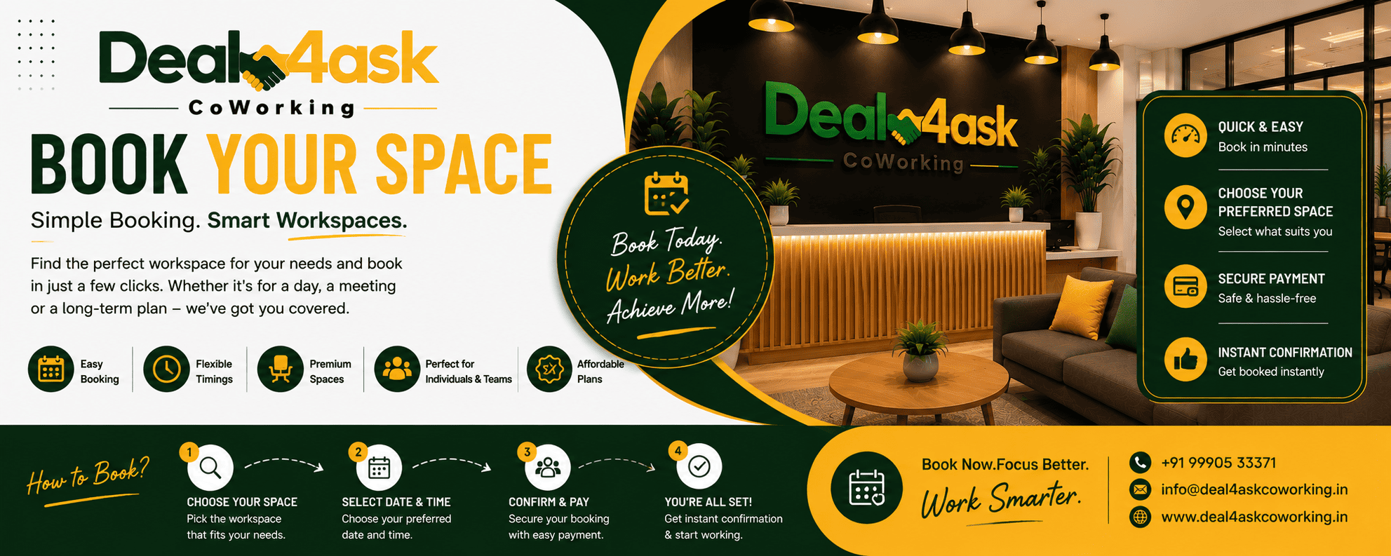 Booking Deal4Ask-CoWorking Banner