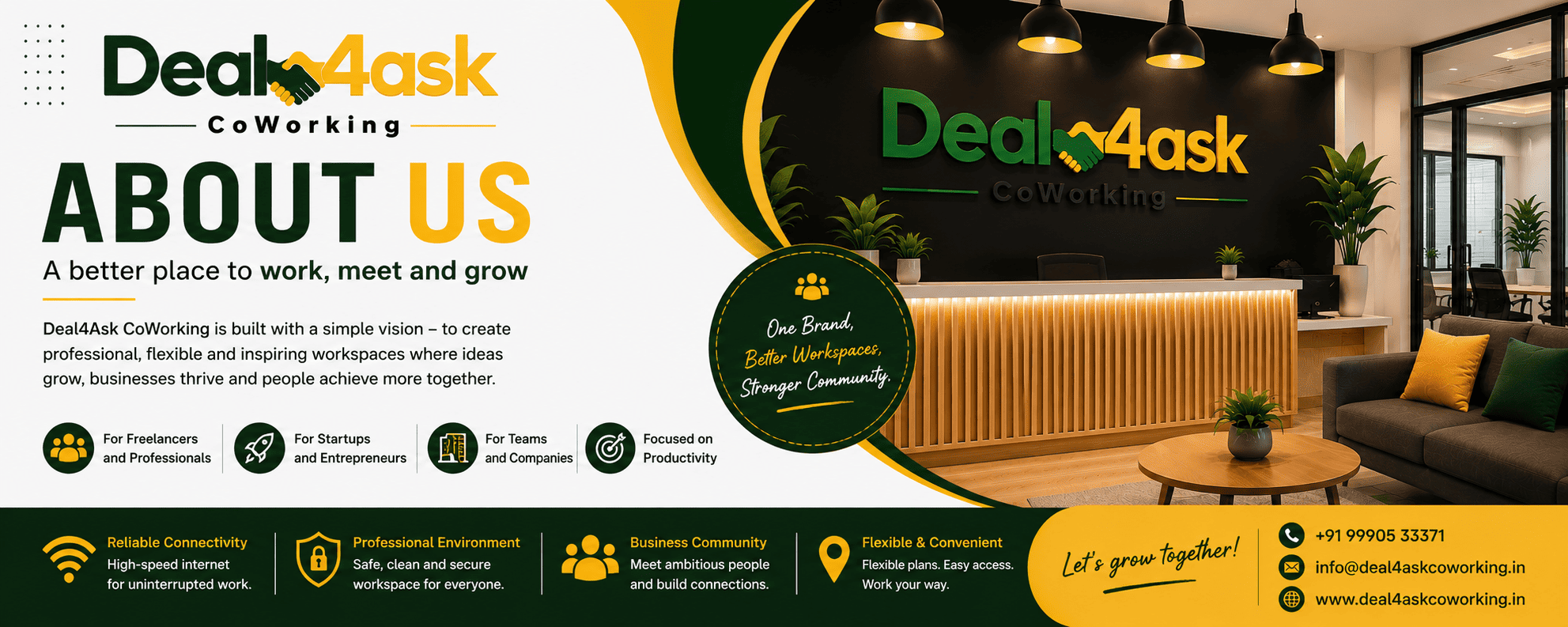 About Deal4Ask-CoWorking Banner